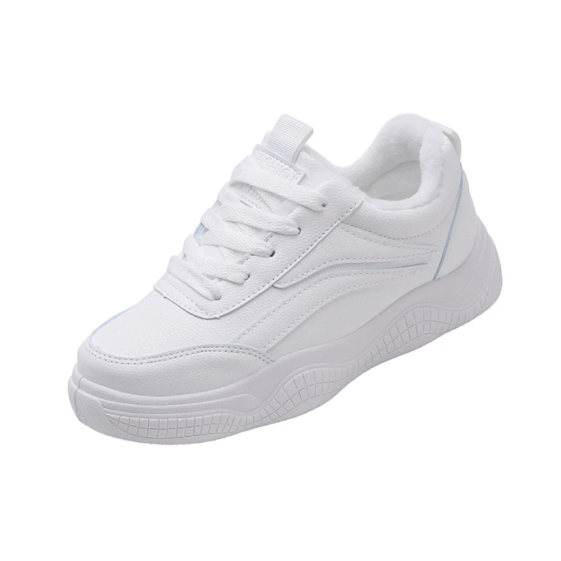 

Moxxy Women Casual Shoes Winter 2019 Spring Women Flats Shoes Fashion Breathable Vulcanization Lace-Up Women Sneakers