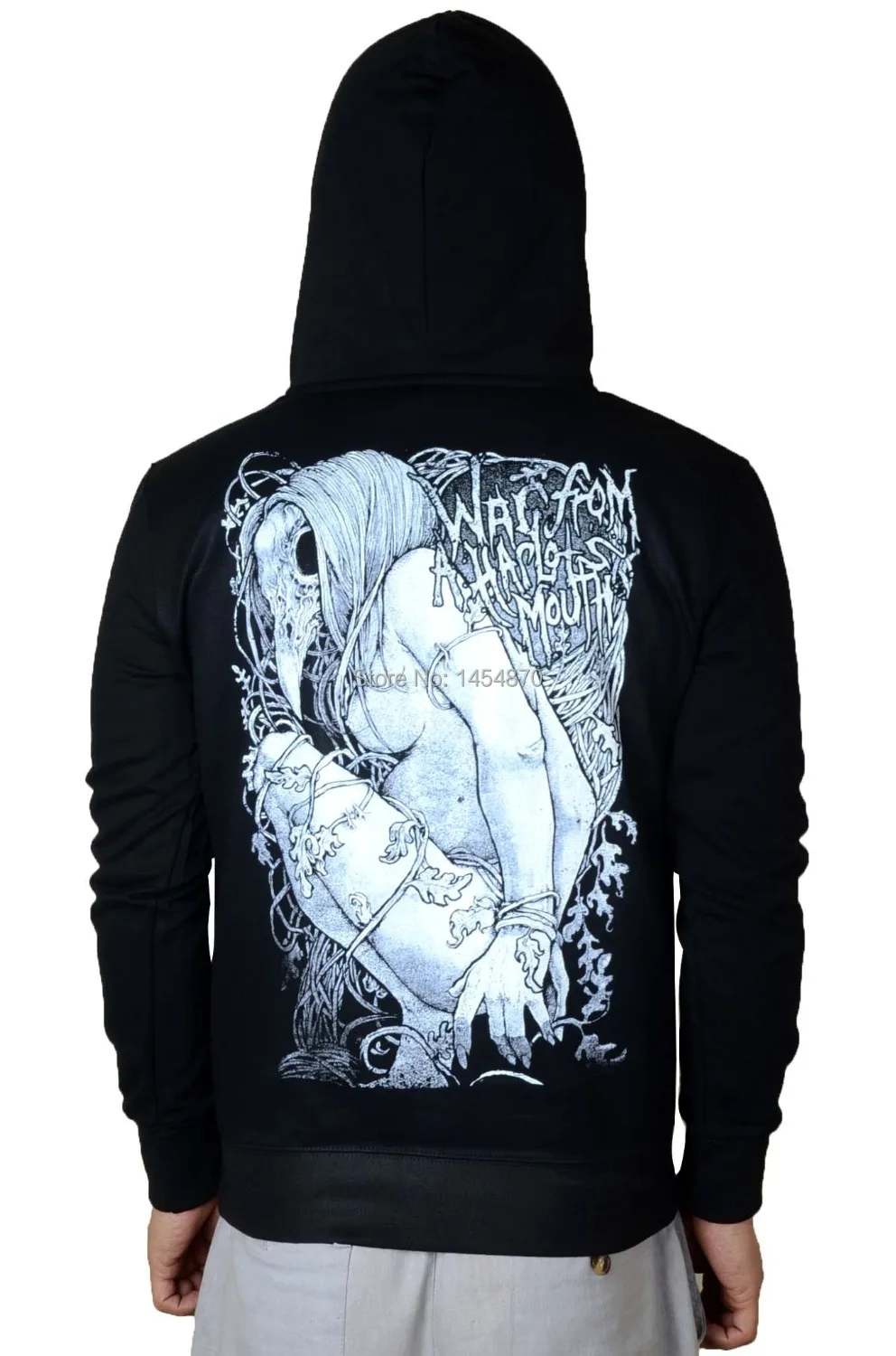 cool black hoodies