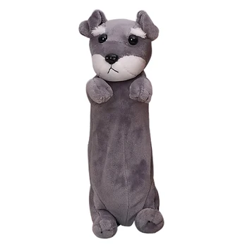 

School pencil case Dog pencilcase Shop School bag Girl pencil case plumier Cartoon material school pencil box Schnauzer
