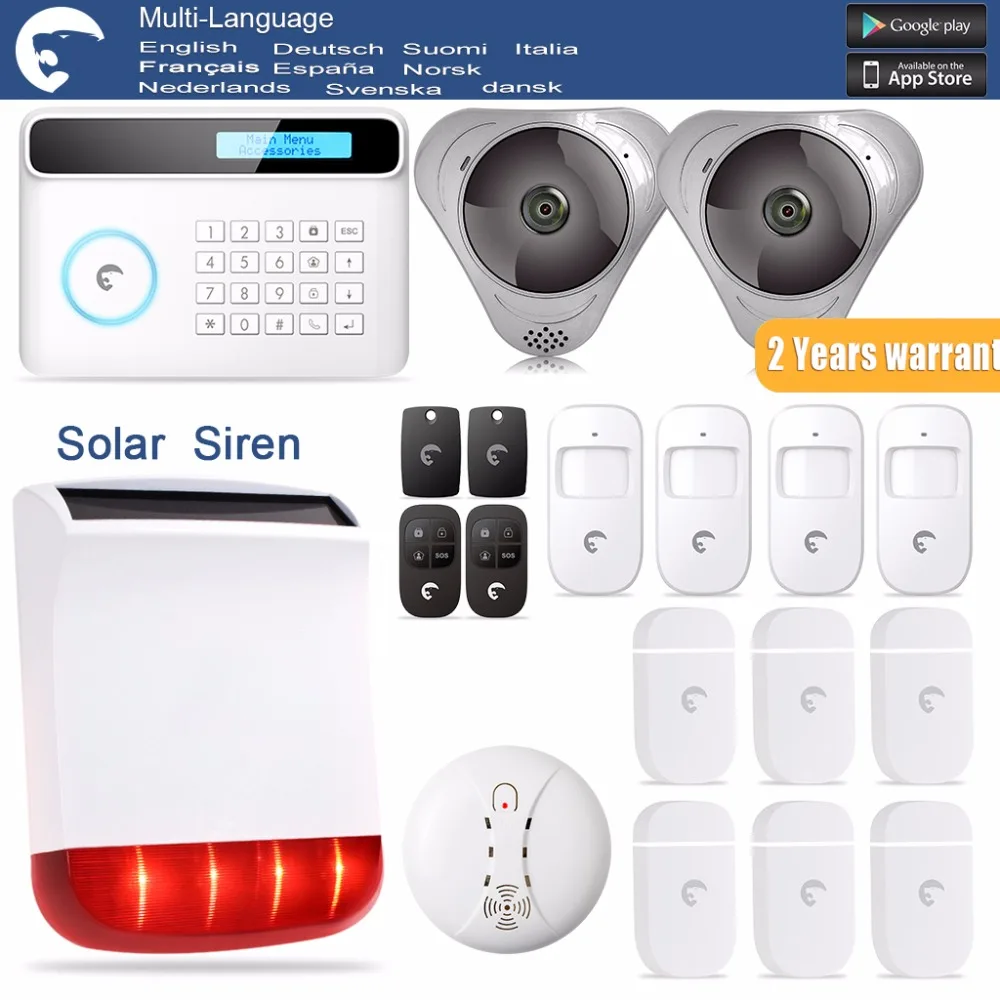 New Design Etiger PSTN GSM Burglar Security Home Smart Alarm S4 Security Alarm System with Ten