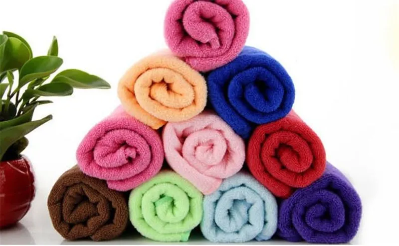 1pcs 30*70cm Miicrofiber Fabric Soft Towel Hand Bathroom Room Car Cleaning Towels badlaken toalla Toallas Mano Gift 42008