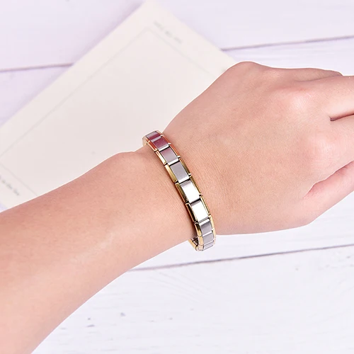 

Men's Bracelet Bracelets Energy Germanium Magnetic Tourmaline Bracelet Health Care Jewelry For Women Bracelets Bangles Slimming