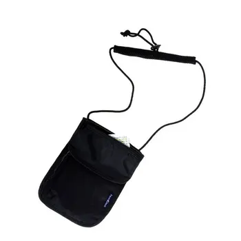 

Cheap Anti-Theft Women Neck Hanging Passport Wallets Men Nylon Travel Organizer Cards Wallets Bags Size:19.5x14cm Two Colors