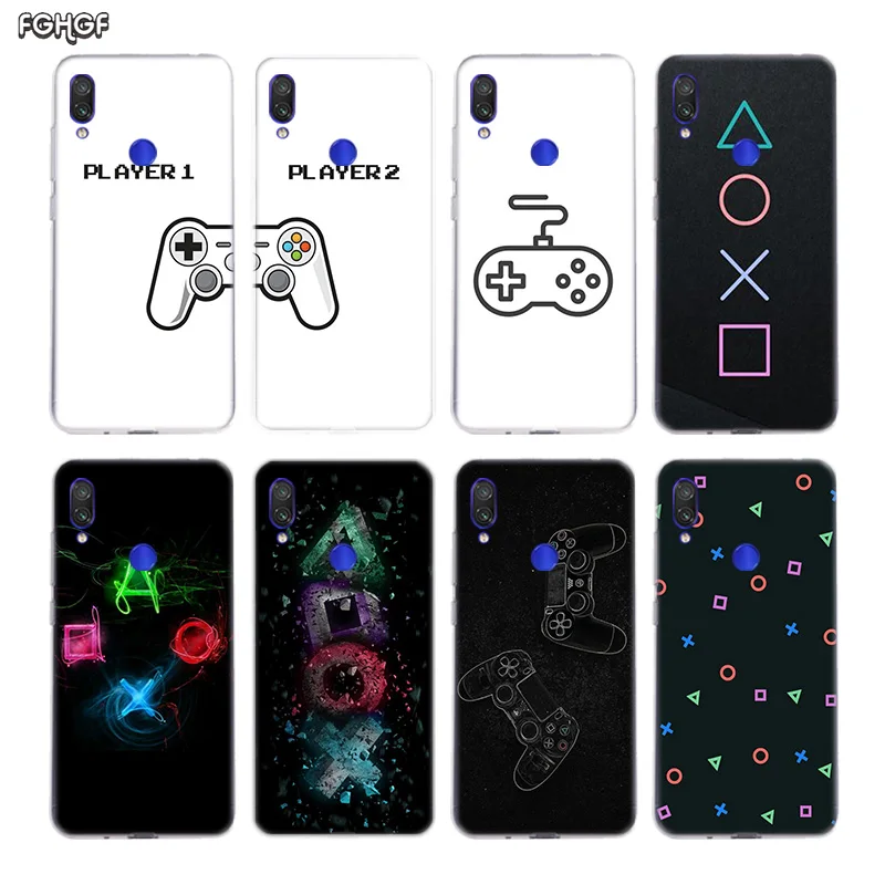Game Controller Silicone Case For Xiaomi Redmi Y3 S2 Y2 Note 7 6 5 Pro 4 4X 5A 6A Pocophone F1 Mi 8 A2 lite 9 A1 Cover |