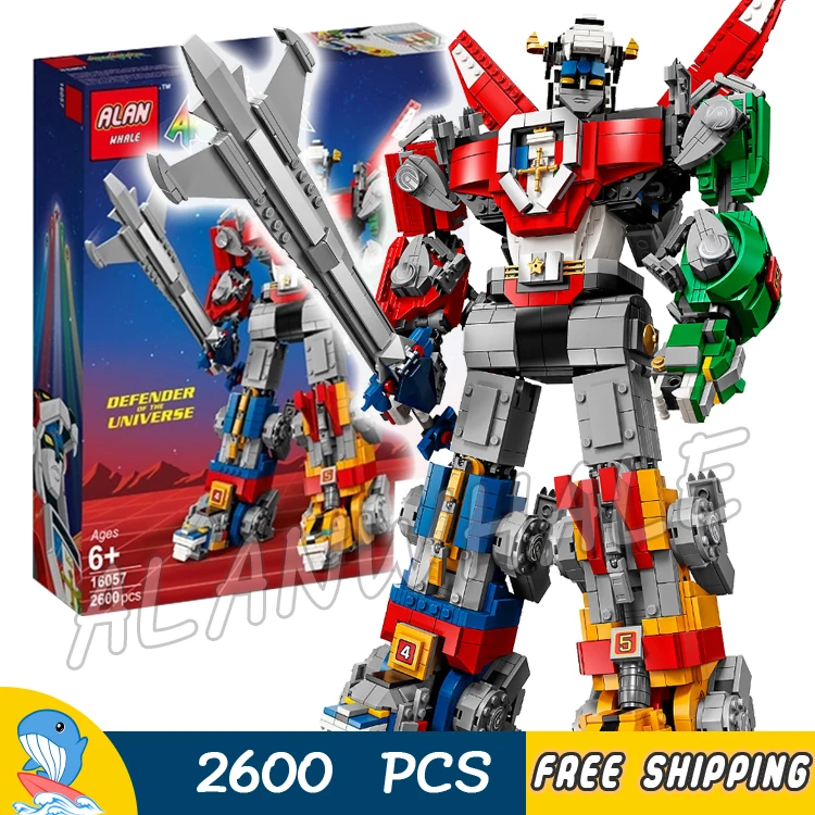 

2321Pcs Ideas Voltron Legendary Lion Robots Transformation Universe 11011 Model Building Blocks Toys Bricks Compatible With Lego