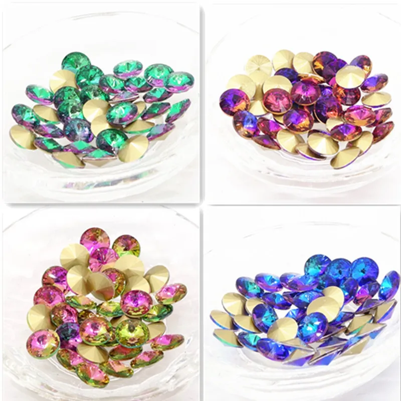 

Wholesale new 5pcs XILION ELEMENTS Crystal glass Rivoli loose Beads 18mm