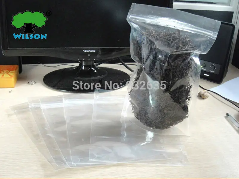 10x15 + 3 см (4 ''x 6'' 1.2 '') 100 шт. пластиковых полный ясно встать почтовый замок