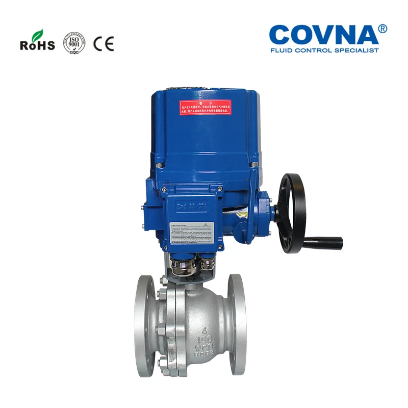 4 дюйма ANSI взрывозащищенные электрические фланец шарового клапана WCB ANSI высокочастотный фланец полный Порты и разъёмы вкл/выкл Тип