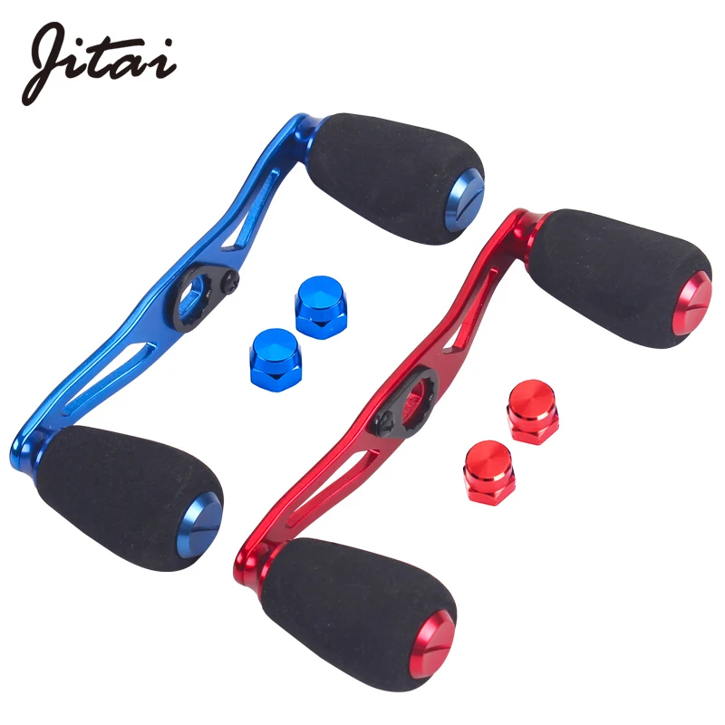 JITAI EVA ручка металлическая Рыболовная катушка DIY Красочные рукоятки гайка в виде