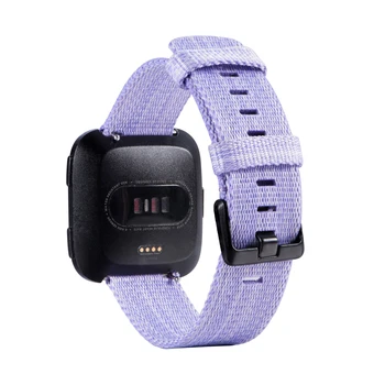 

Replacement Fabric Nylon Strap Wristband Strap for Fitbit Versa Canvas Smart Watch Buckle Bracelet Belt Band Accessory