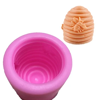 

Silicone Mold for Soap Candle Making 3D Bee Nest Shaped Handmade Resin Clay Craft Mould