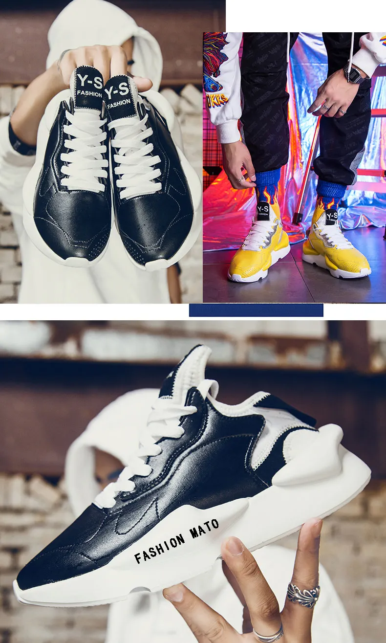 Спортивная обувь для мужчин и женщин; Новинка; брендовые кроссовки Y3; Модные дышащие кроссовки для бега; мужская обувь, увеличивающая рост; Zapatos De Hombre