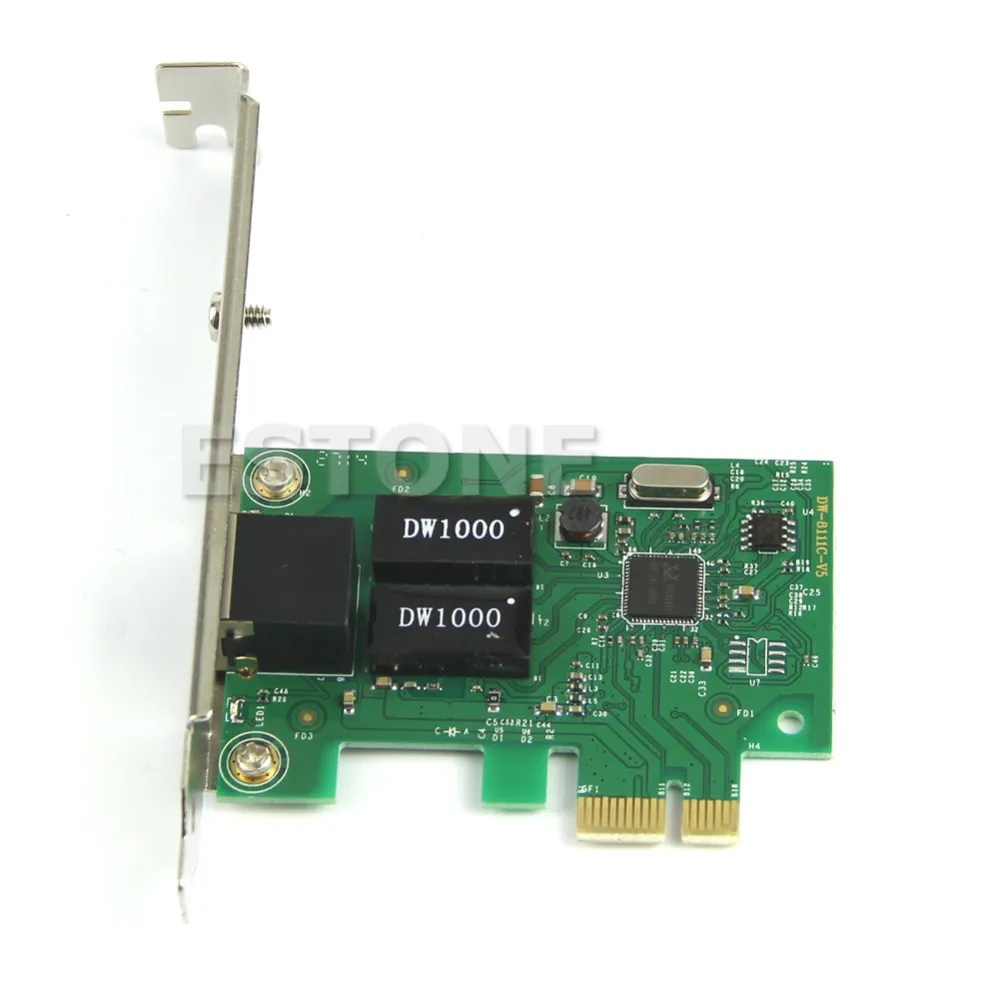 Компьютерные аксессуары Gigabit Ethernet LAN PCI Express PCI-e сетевой контроллер карта 1 шт
