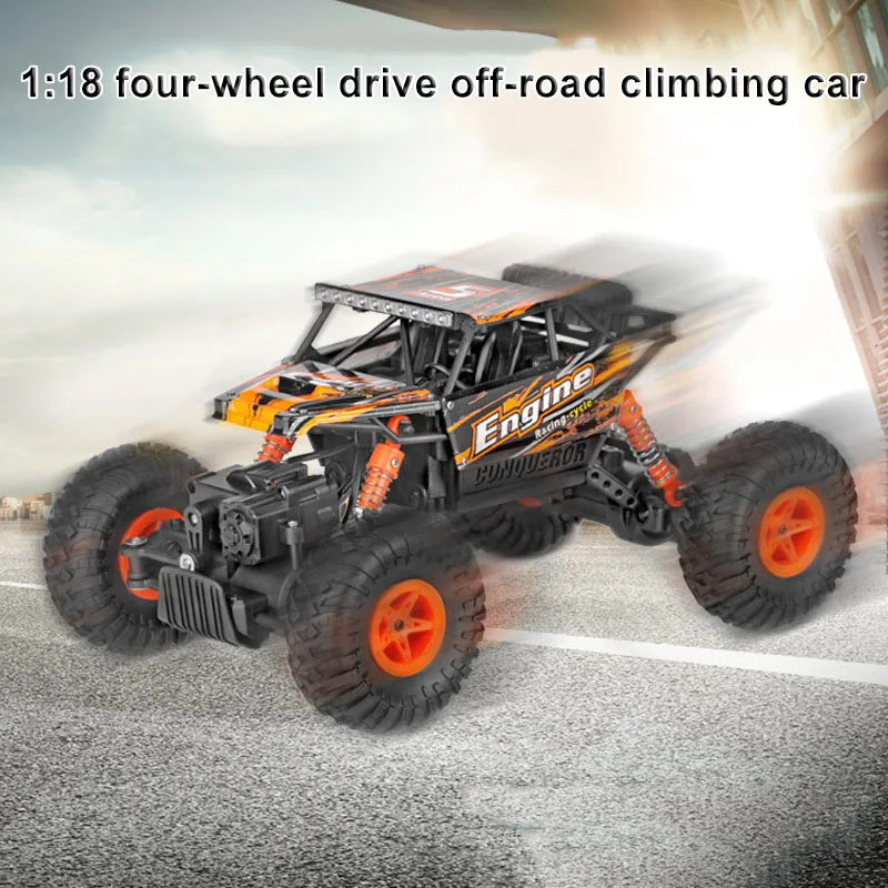 

1:18 Remote Control 2.4G RC Off-road Car High Speed Racing Car Rechargeable Stunt Cars FJ88
