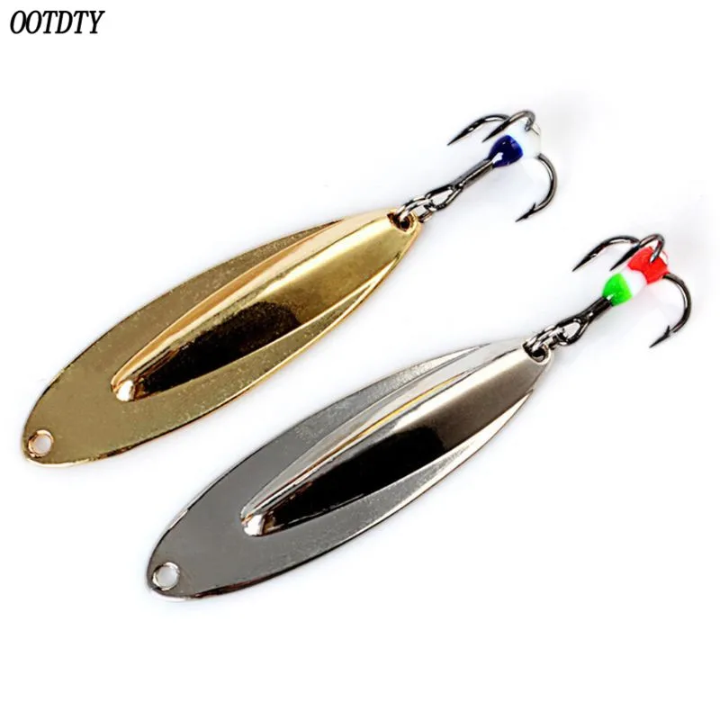 

OOTDTY 8021 Aluminum Alloy Sequins Lure Long Shot Squatting Fake Bait Fish Killer Metal Hard Baits Fishing Gear
