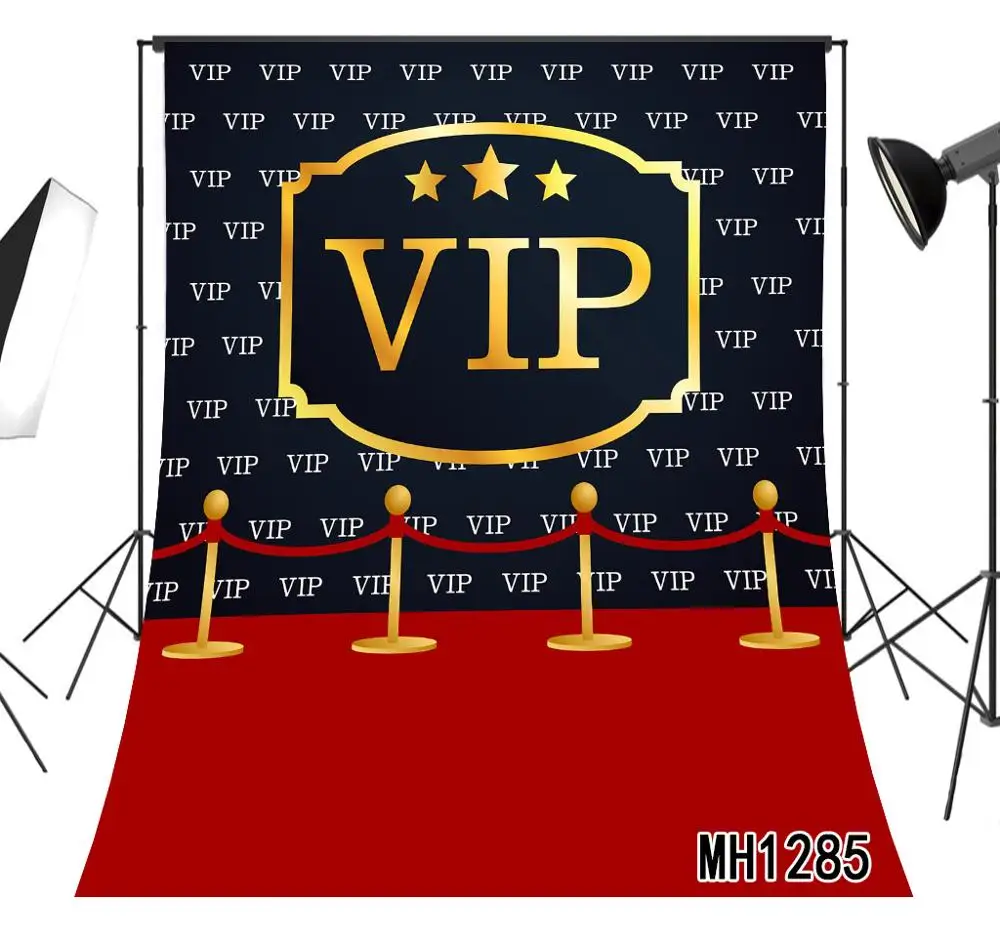 

VIP Red Carpet Scenes Photo Indoor Background Studio Props Vinyl Photography Decor Background Available Customized