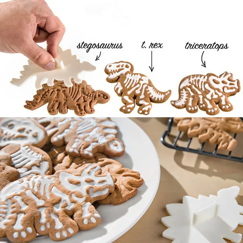 Delidge-3pcs-set-Dinosaur-Shaped-Cookie-Cutter-Mold-3D-Biscuit-Sugarcraft-Dessert-Baking-Mould-Fondant-Cake
