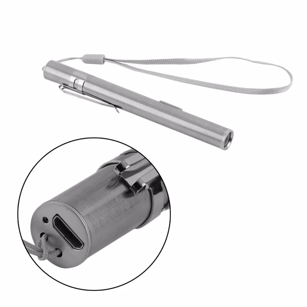 Креативный USB Перезаряжаемый светодиодный фонарик мощный мини светодиодный водонепроницаемый дизайн ручка висящая с металлическим зажимом горячая распродажа