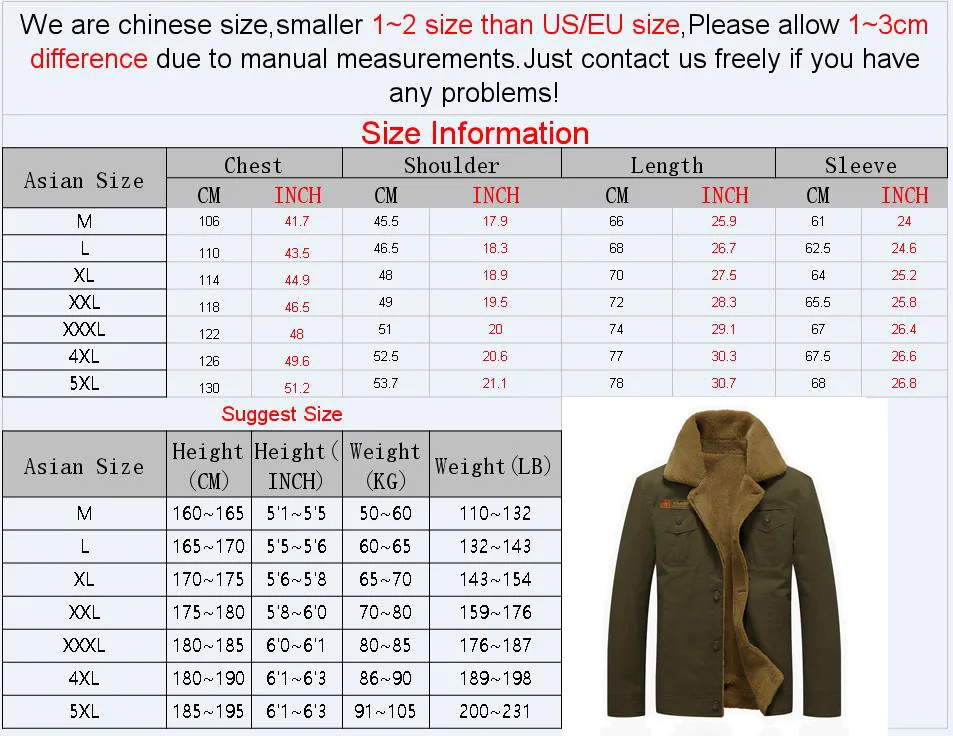 Men Air Force Pilot MA1 Jacket Warm Male Fur Collar Army Jacket Tactical Mens Jacket Size 5XL,PA061 Army Green XL