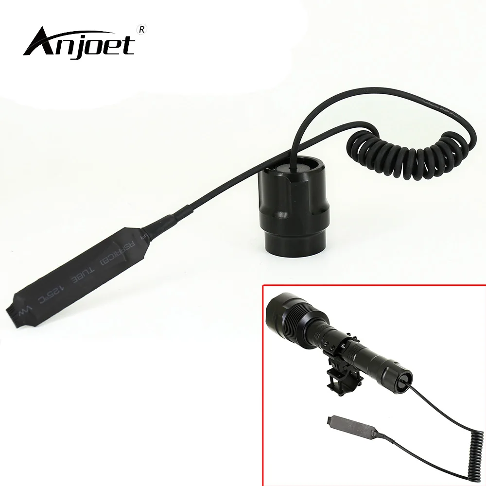 

ANJOET 3t6 flashlight remote control Tail cap Tail Switch 3800LM 6000LM LED Torch Tactical flashlamp dedicated Pressure switch