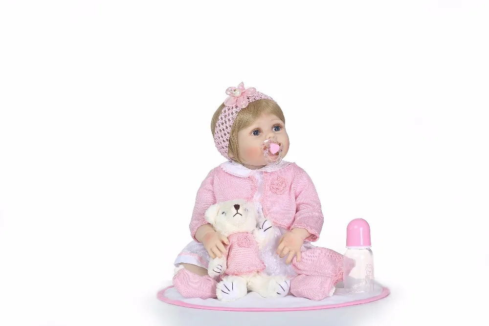 NPk 2" Кукла Реборн, игрушки для мальчиков и девочек, подарок, полностью силиконовый корпус, винил, реборн для младенцев, bebe real alive reborn bonecas brinquedo