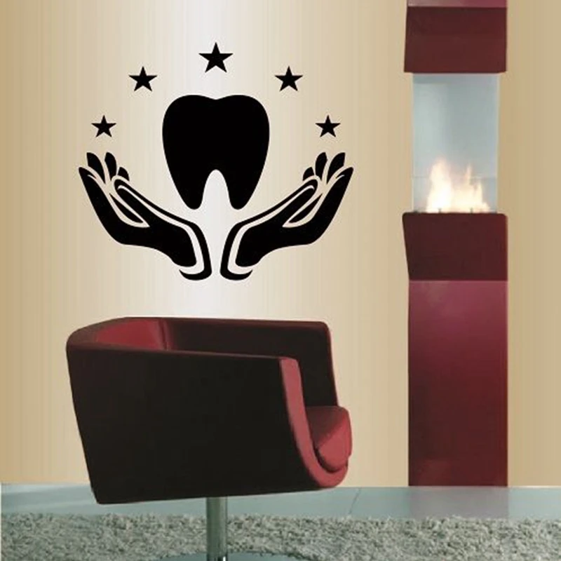 Tooth Teeth Sticker Dentist Decal Muurstickers Poster Vinyl Art Wall
