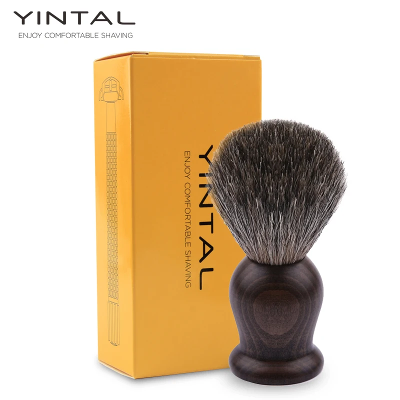 

Badger Hair Shaving Brush Hand-made Badger Silver-tip Brushes Shave Tool Shaving Razor Brush