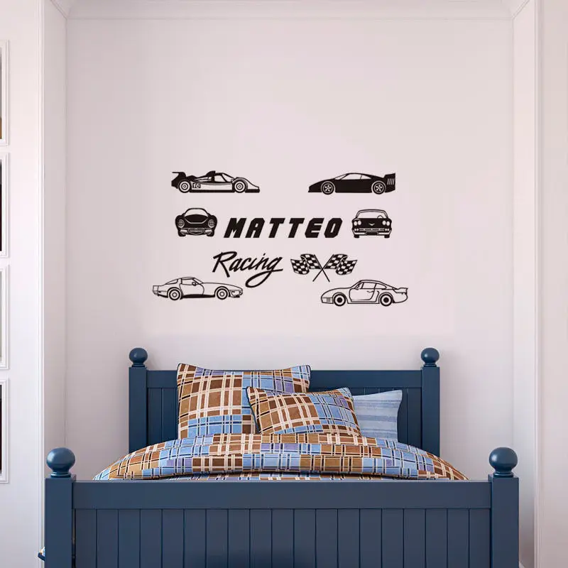 مجموعات من سباق سيارة شخصية مخصص اسم الفينيل صائق الحائط الاطفال الصبي غرفة الفن ملصق ورق حائط لحجرة النوم المشارك ديكور DIY WW-172 مجموعات من سباق سيارة شخصية مخصص اسم الفينيل صائق الحائط الاطفال الصبي غرفة الفن ملصق ورق حائط لحجرة النوم المشارك ديكور DIY WW-172