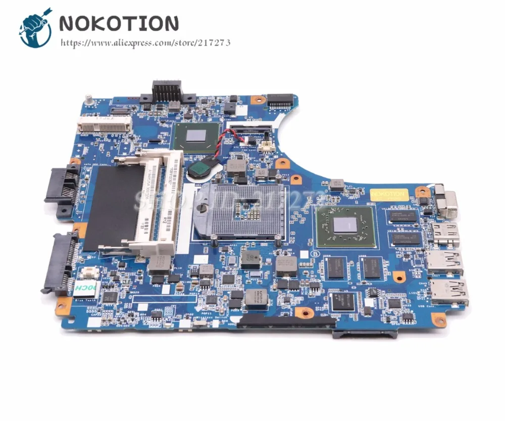 NOKOTION A1848525A 1P-0113200-8011 MBX-240 Main Board For Sony VAIO VPC-CA Laptop Mothebroard HM65 DDR3 HD6700M 1GB | Компьютеры и