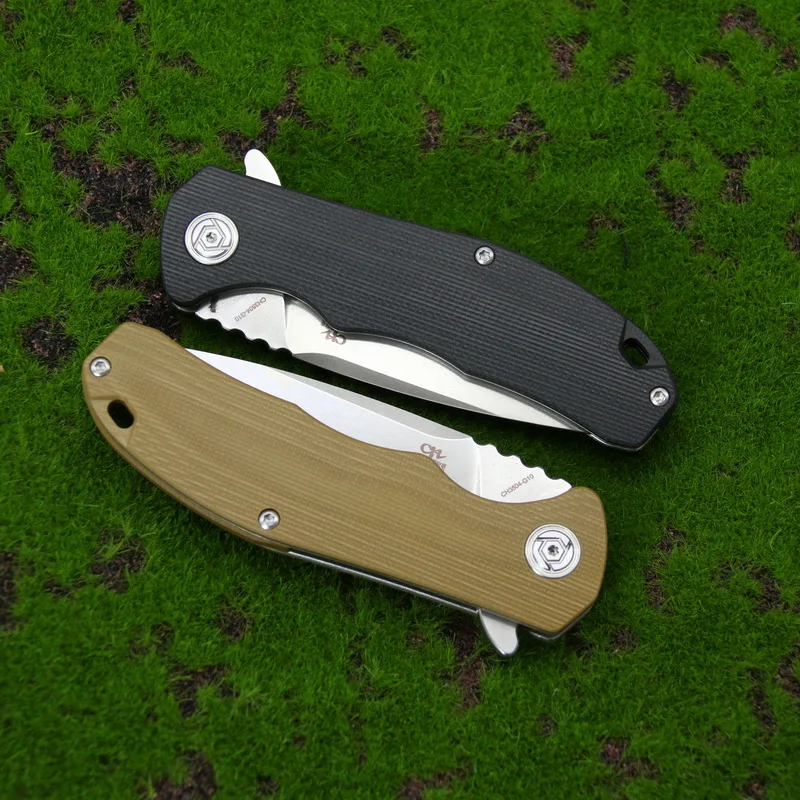 Ch3504 Clamshell Folding Knife D2 Knife Double Sided G10 Handle Outdoor Camping Hunting Knife Edc Climbing Tools Knives Aliexpress Ch3504 Clamshell Folding Knife D2 Knife Double Sided G10 Handle Outdoor Camping Hunting Knife Edc Climbing Tools Knives Aliexpress