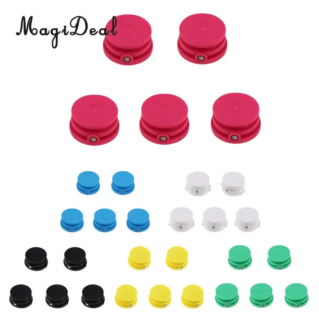 MagiDeal Durable 5Pcs Surfing Leash Plug Surfboard Longboard Leash Cup Plug Repair Kayak Accessory Equipment 25mm 6 Color Choose