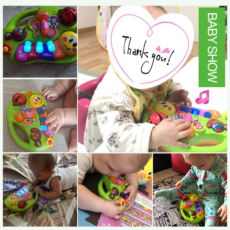 Piano Brinquedos Bebe Instrumentos Musicais Free Shipping Huile Toys 927 Finger Illuminating Piano