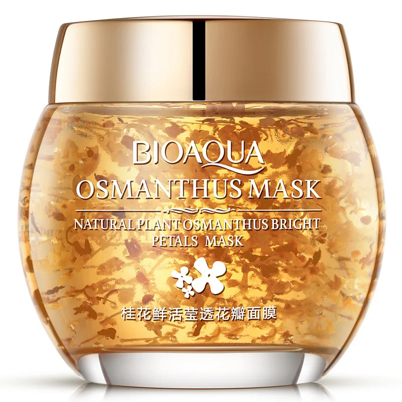BIOAQUA Osmanthus лепестки роз глубокий Очищающий увлажняющий Отбеливающее масло уход за кожей лица маска для сна 120 мл