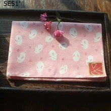 Женский Детский платок из хлопка /с мультяшным принтом 35 см/много видов использования