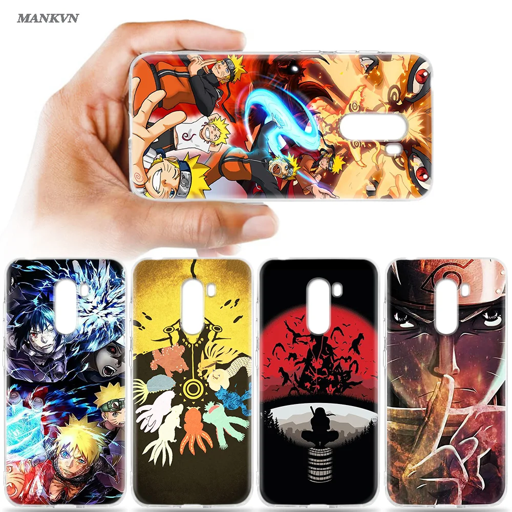 

Naruto Anime Dark Cartoon Case for Xiaomi Mi Play A2 8 Lite Redmi A1 S2 6 6A Note 4X 4 5 6 Pro Plus Poco F1 Silicone Cover Capa