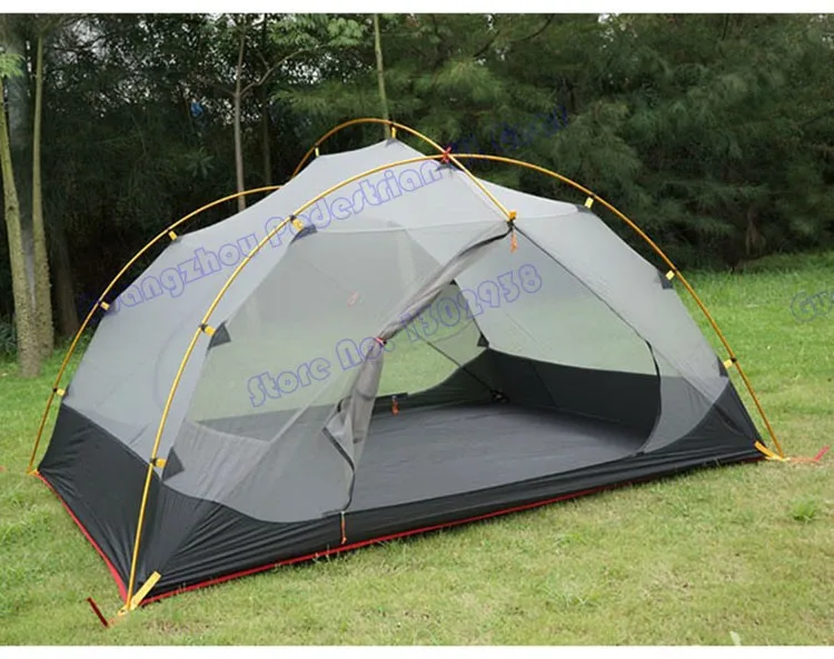 3F gear Sunsky 210T 3 сезона 3 человека 2 слоя PU покрытие палатка с алюминиевым полюсом
