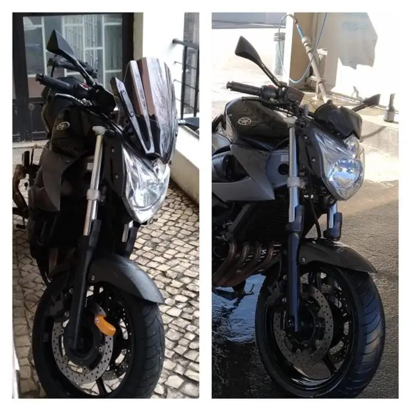 Мотоциклетное ветровое стекло Viser козырек Переднее для Yamaha MT 07 MT07 FZ 09 MT09 FJ Tracer 125