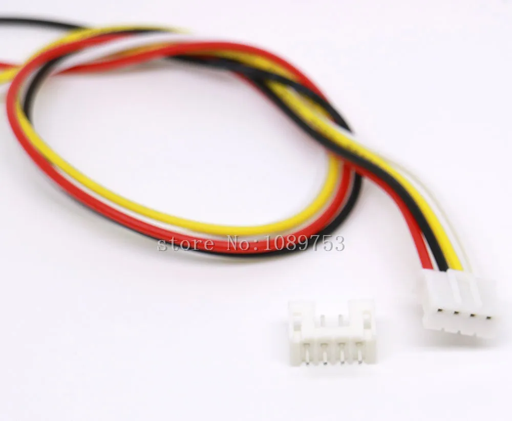 

50 SETS Mini Micro JST 2.0 PH 4-Pin Connector plug with Wires Cables 300MM