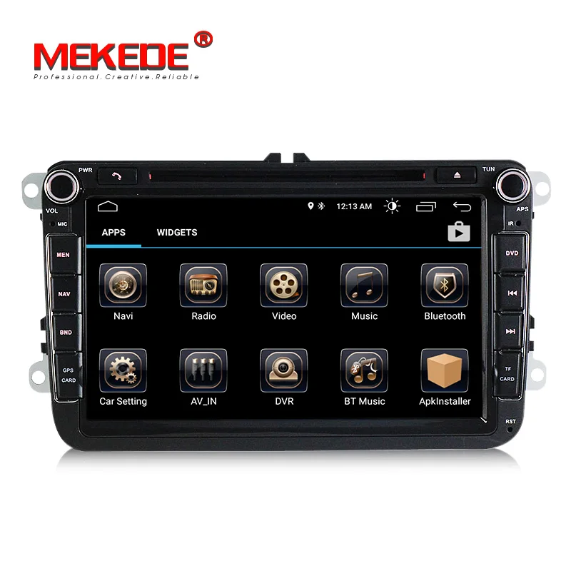 Mekede подходит для VW golf 5 6 passat b6 Skoda Octavia/Fabia/Rapid/Yeti/Superb с android8.1 Автомобильный gps dvd радио плеер