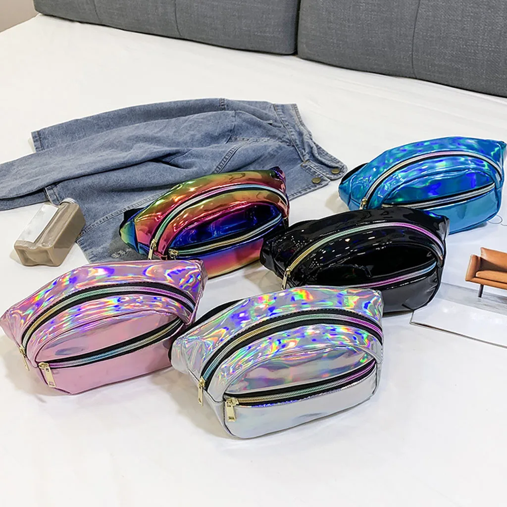 

Woman Waist Bag Summer New Fashion Pocket Sports Waterproof Running Pockets Beach Bags fanny pack girl chest bags for women 2019