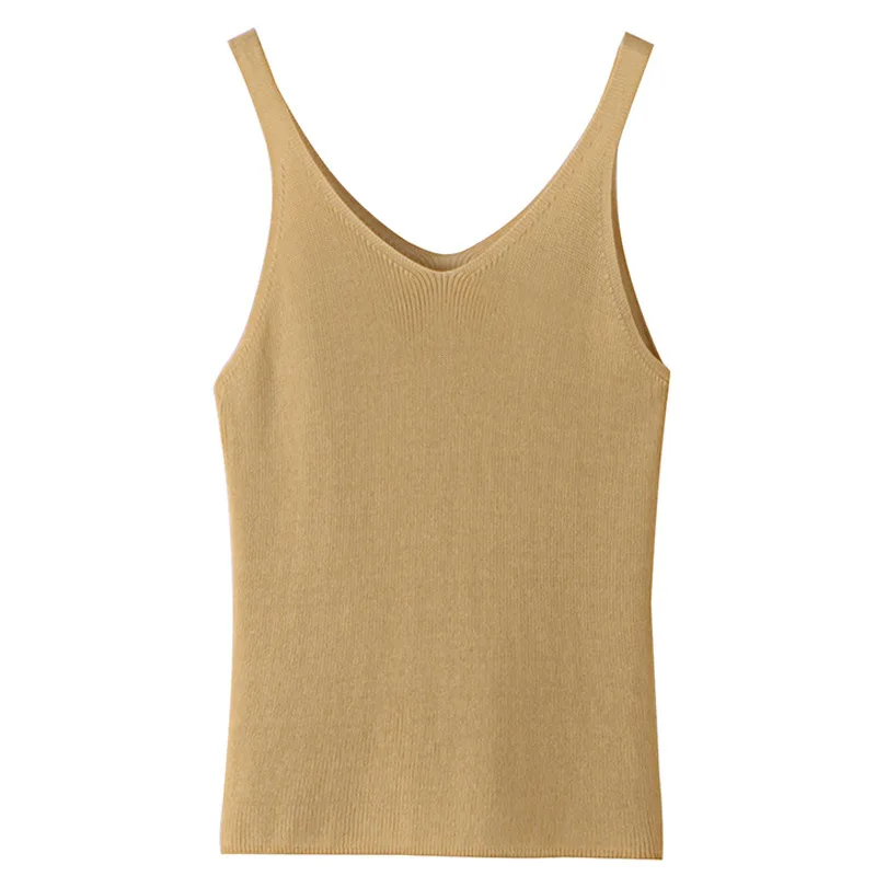 

Camisole Vest Woman Summer Short Fund V Lead Jacket 2019 Meryl All-match Easy Will Code Knitting Within Build Rendering