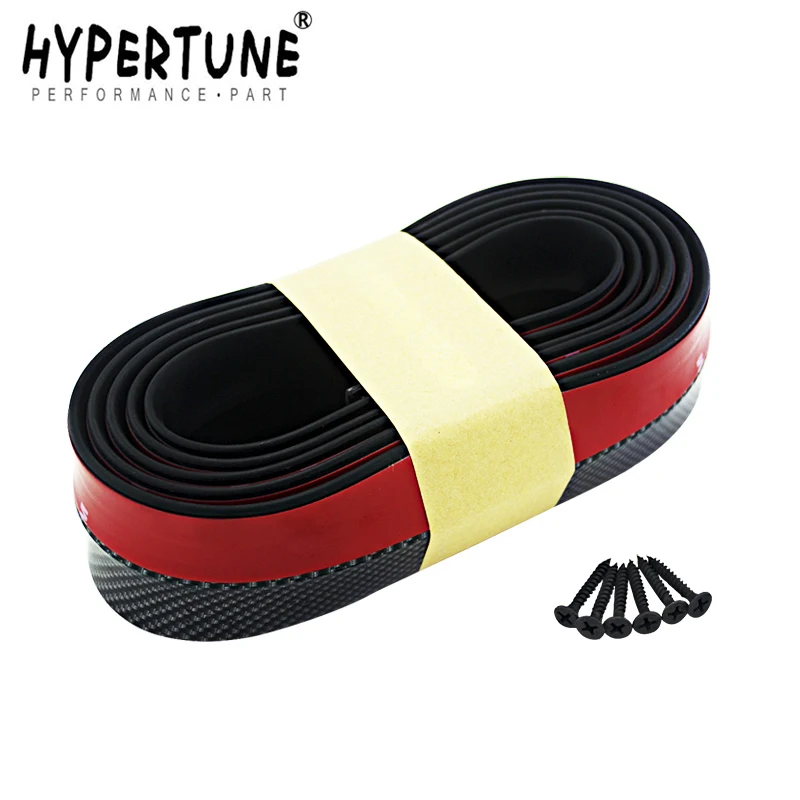

Hypertune - 2.5M/ROLL 60MM WIDTH Car Front Bumper Lip Splitter Protector Body Spoiler Valance Chin Rubber HT-FBL11/51/61