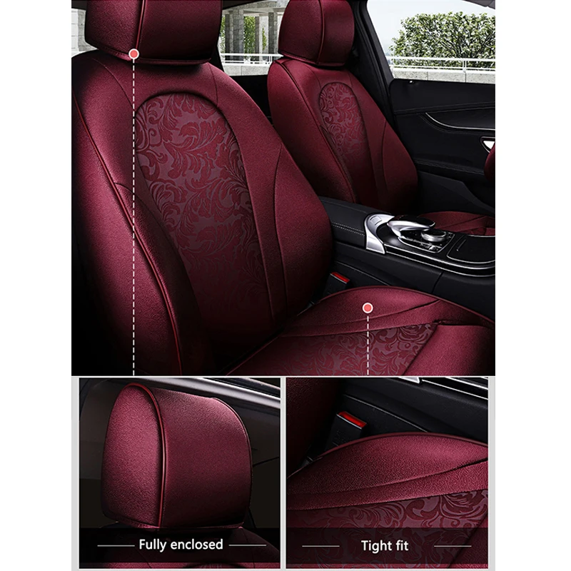 kokololee Custom Cloth car seat covers For NISSAN Patrol Sunny QUEST Terra Navara NV200 Paladin KIC