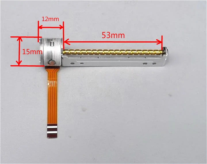 

18 degrees 15mm miniature two-phase stepper motor long screw slide drive machinery / equipment / printer / DIY accessories