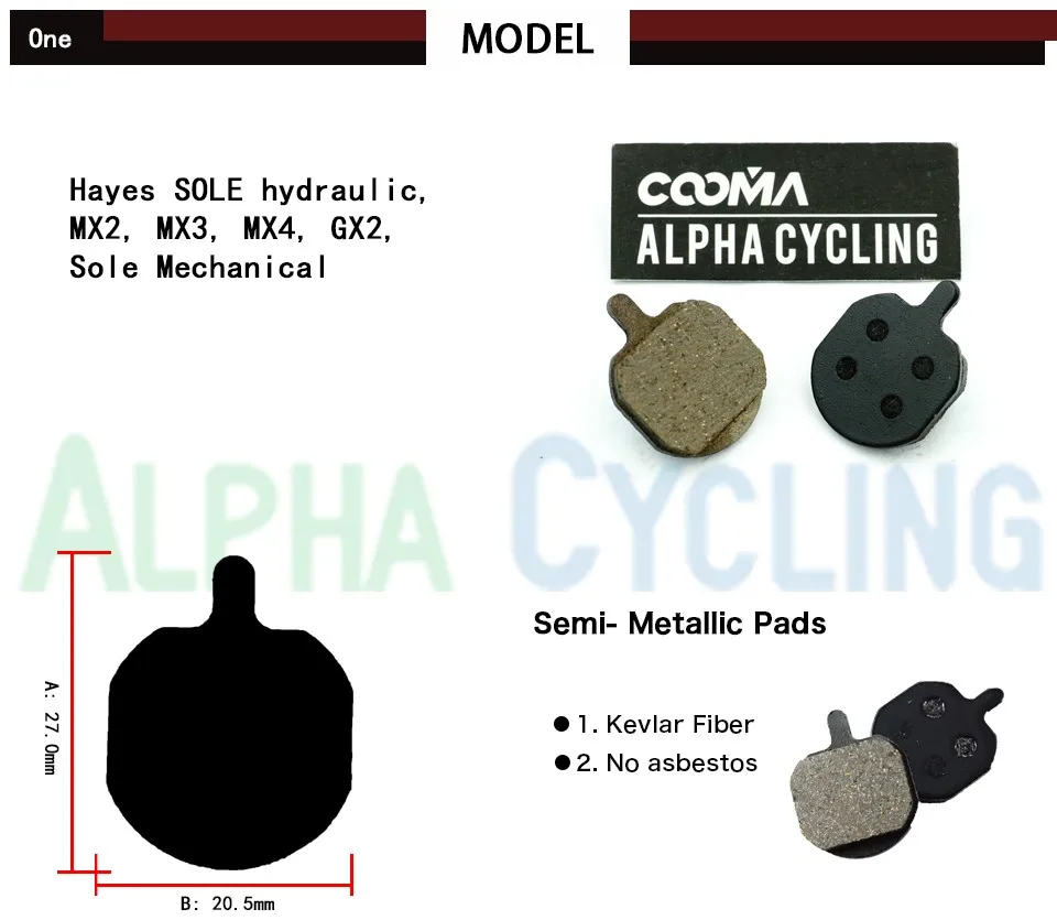 Велосипедные дисковые Тормозные колодки для Hayes SOLE, GX-C, MX2 MX3 MX4 дисковые тормоза, 4 пары, Черная смола