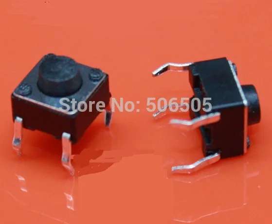 

Tactile Push button Switch Tact Switch 6X6X5mm 4-pins DIP Tact Switch Through-Hole High Quanlity 100pcs/lot