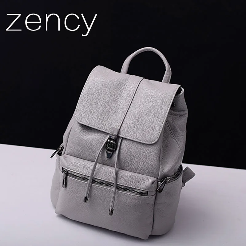 Fashion Genuine Leather Women Backpack First Layer Cow Leather Women s Backpacks Ladies Girl s School