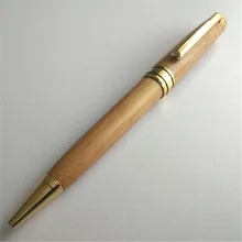 QSHOIC 500 шт./компл. DHL Оптом бамбуковая ручка Заводская Заводская дешевая бамбуковая шариковая ручка бамбуковый шар-точечная ручка