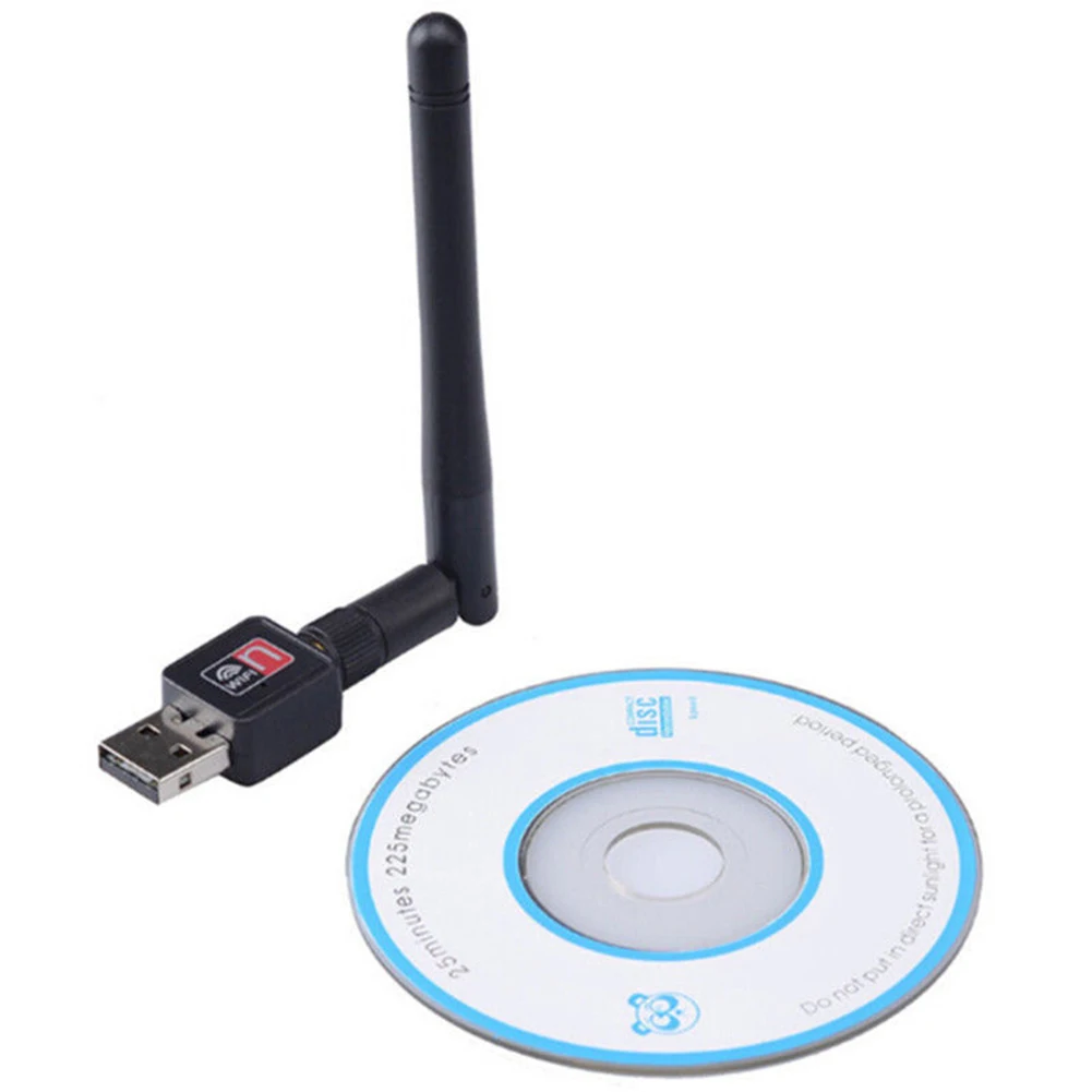 USB гаджеты мини USB Wi-Fi 150 Мбит/с 2dB приемник ключа 802.11b/n/g беспроводная сетевая карта с CD Горячая