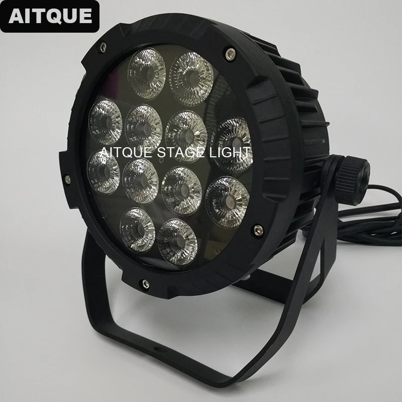 8lot Outdoor led par 12x15 waterproof led par slimpar 12pcs rgbwa 5 in
